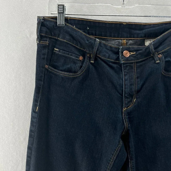 H&M Jeans Womens Sz 31 Low Rise Skinny Leg Stretch Dark Washed Denim Cotton Blue - Picture 4 of 10